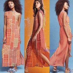 Anthropologie Patchworked Sol Dress